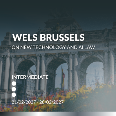 WELS Brussels on New Technologies and Artificial Intelligence Law