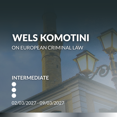 WELS Komotini on European Criminal Law
