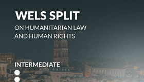WELS Split on Humanitarian Law and Human Rights